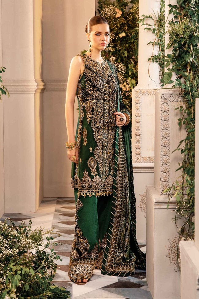 WEDDING WEAR GREEN D7777