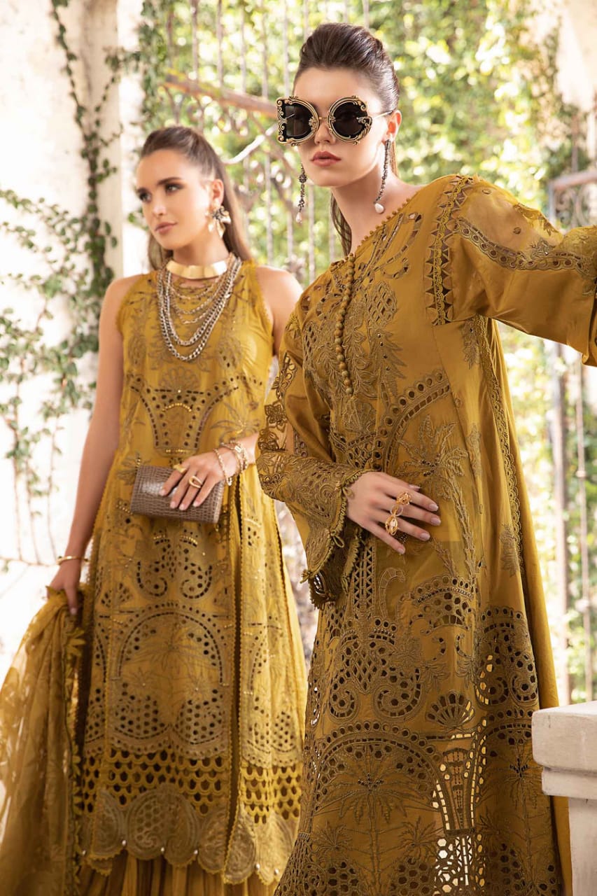 MARIA B LAWN LUXURY DRESS D0025