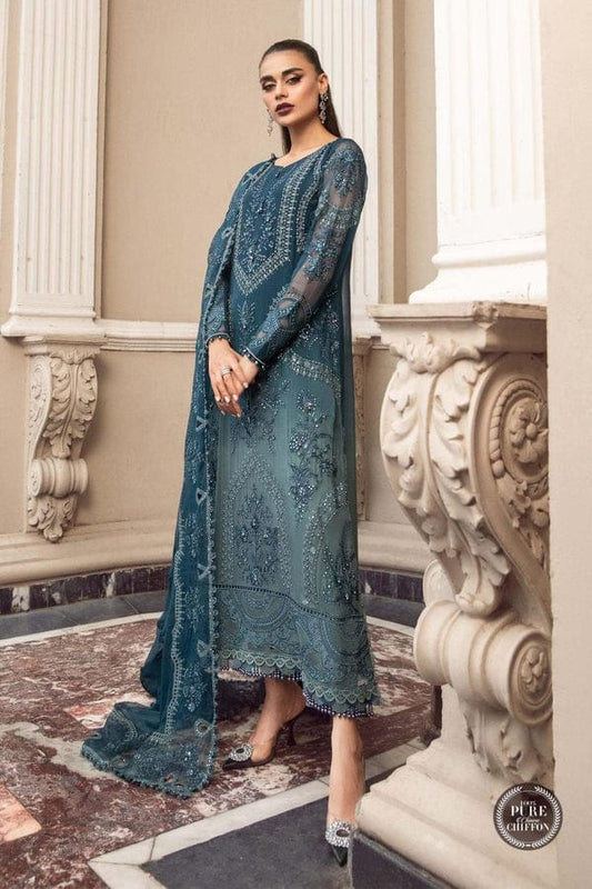 Maria b chiffon grey