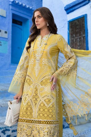 MARIA B YELLOW DRESS